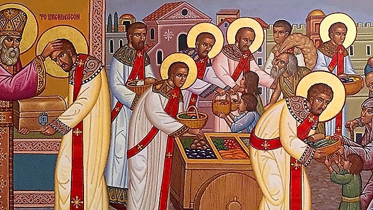 St. Lawrence & the 7 deacons of Rome