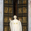 Pope Francis opening the Jubilee door in Rome